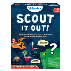 Skillmatics Scout It Out! Countries of The World - Fun Guessing & Trivia Board Game for Families