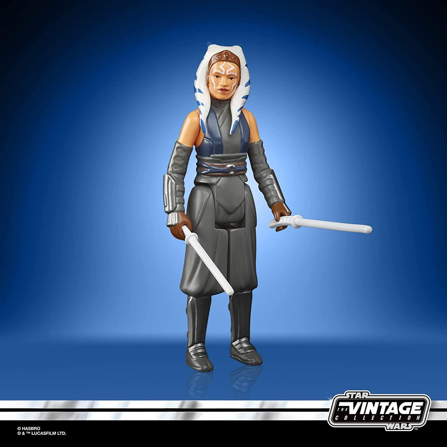 Star Wars Retro Collection Ahsoka Tano 3.75-Inch-Scale Collectible Action Figure for Kids Ages 4 and Up - FunCorp India
