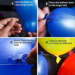 PartyCorp Balloon Garland Arch Making Tape contains 114 pcs Dot Glue, 1 Roll