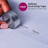 PartyCorp Balloon Garland Arch Making Tape contains 114 pcs Dot Glue, 1 Roll