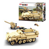 Sluban WW2 Half Truck Building Blocks For Ages 6+