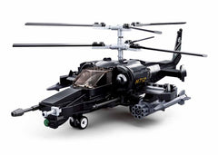Sluban Ka-50 Black Shark Combat Helicopter Building Blocks For Ages 6+