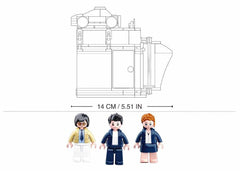 Sluban Town Automobile Sales Service Shop Building Blocks For Ages 6+