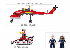 Sluban Fire Helicopter Building Blocks for Ages 8+