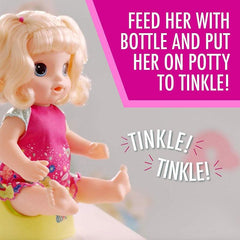 Baby Alive Potty Dance Baby Doll with Blonde Hair
