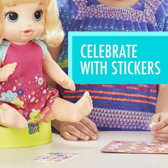 Baby Alive Potty Dance Baby Doll with Blonde Hair