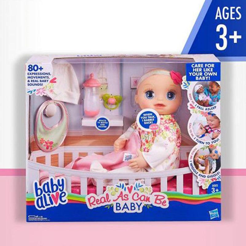 Baby Alive Real As Can Be Baby Realistic Blonde Baby Doll