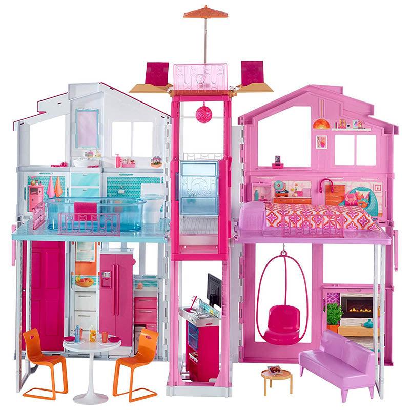 Barbie 3-Story Town House, Pink