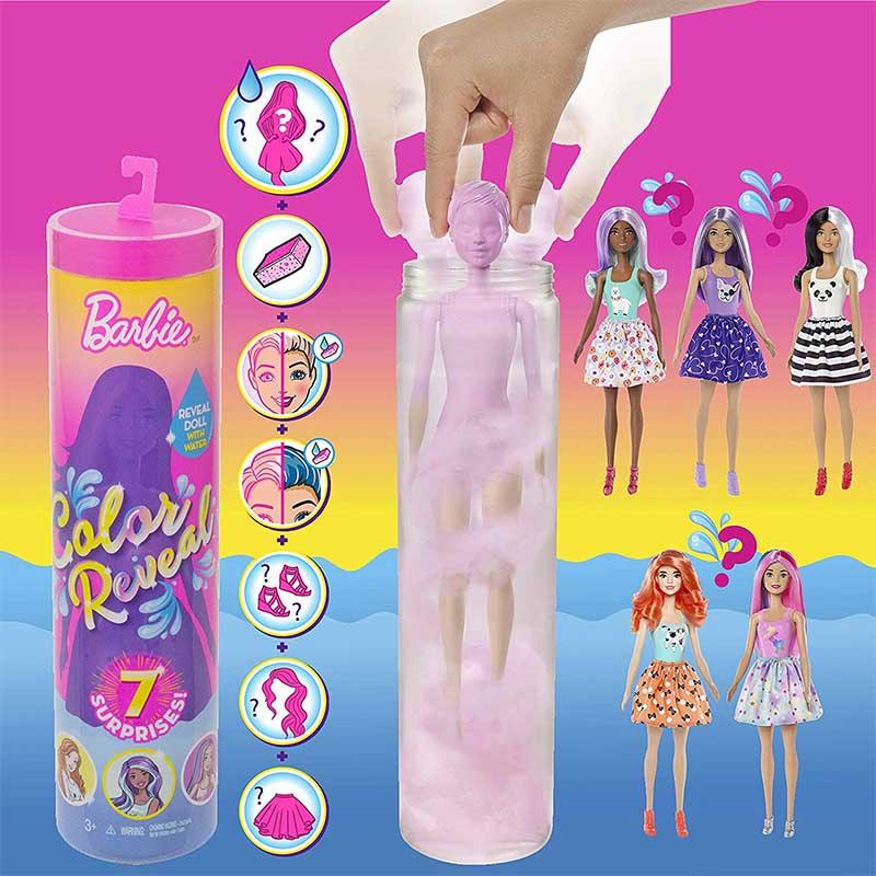 Barbie Color Reveal Doll Surprise Tube