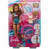 Barbie Dreamhouse Adventures Spin ‘n Twirl Gymnast Doll and Playset