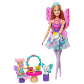 Barbie Dreamtopia Tea Party Playset with Fairy Doll and Accessories