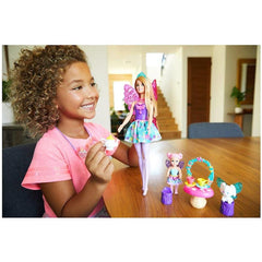 Barbie Dreamtopia Tea Party Playset with Fairy Doll and Accessories