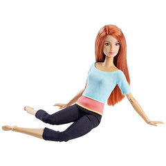 Barbie Made to Move Doll, Light Blue