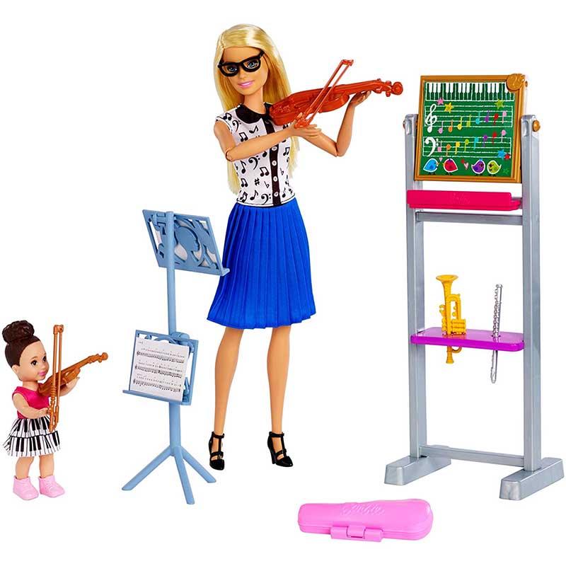 Barbie musician hotsell doll and playset
