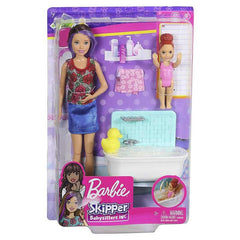 Barbie Skipper Babysitters Dolls and Bathtime Playset