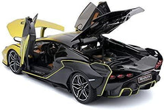 Bburago Die-Cast 1:18 Scale Lamborghini Sian FKP 37 (Yellow Fade) for Ages 5+