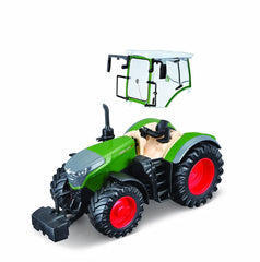 Bburago Metal Diecast Farm Tractor Long Friction Fendt1050 Vario (Green) for Ages 5+