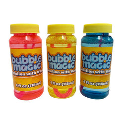 Bubble Magic Solution with Wand 3 Pack, Styles May Vary