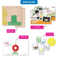 Skillmatics Buildables : Spin And Shine Machine | STEM Learning And Construction Activity Toy