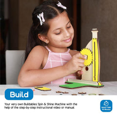 Skillmatics Buildables : Spin And Shine Machine | STEM Learning And Construction Activity Toy