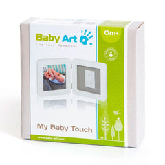 Baby Art My Baby Touch 1 Nursery Décor White - First Print With Photo Frame For Ages 0-3 Years