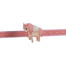 Canvas Design Unicorn Baby Pink Rakhi/Band For Kids Ages 3-12 Years