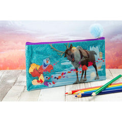 Disney Frozen 2 Confetti Pencil Case With Pom Pom