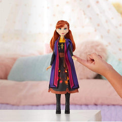 Disney Frozen Anna Autumn Swirling Adventure Fashion Doll That Lights Up, Inspired by Disney's Frozen 2 Movie - Toy for Kids 3 Years Old and Up