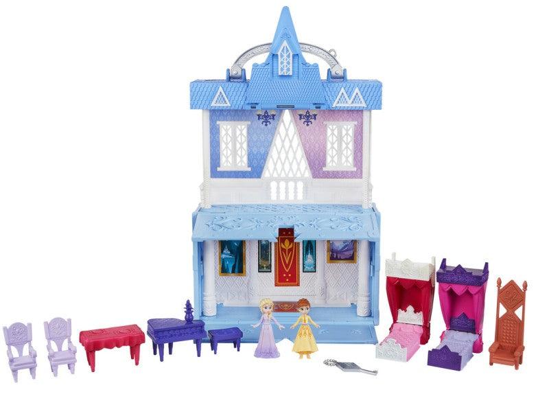 Disney Frozen Pop Adventures Arendelle Castle Playset With Handle, Including Elsa Doll, Anna Doll, and 7 Accessories - Toy for Kids Ages 3 and Up