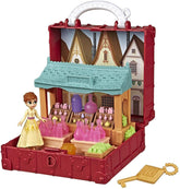 Disney Frozen Pop Adventures Village Set Pop-Up Playset with Handle, Including Anna Small Doll Inspired by Frozen 2 Movie