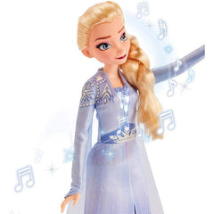 Disney Frozen Singing Elsa Fashion Doll with Music Wearing Blue Dress Inspired by The Frozen 2 Movie, Toy for Kids 3 Years & Up