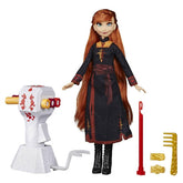 Disney Frozen Sister Styles Anna Fashion Doll With Extra-Long Red Hair, Braiding Tool and Hair Clips - Toy For Kids Ages 5 and Up