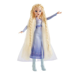 Disney Frozen Sister Styles Elsa Fashion Doll With Extra-Long Blonde Hair, Braiding Tool and Hair Clips - Toy For Kids Ages 5 and Up
