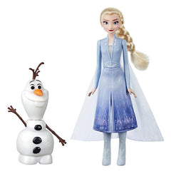 Disney Frozen Talk and Glow Olaf and Elsa Dolls, Remote Control Elsa Activates Talking, Dancing, Glowing Olaf, Inspired by Disney's Frozen 2 Movie