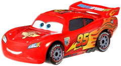 Disney Pixar Cars Lightning Mcqueen With Racing Wheels 
