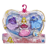 Disney Princess Aurora Collectible Doll With 3 Glittery One-Clip Dresses, Royal Clips Fashion Toy