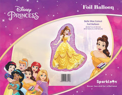 Disney Princess Beauty and The Beast Belle Max Cutout Foil Balloon, Pack of 1