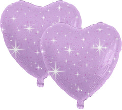 Disney Princess Beauty and The Beast Belle Set, Pack of 5 Foil Balloons - 2 Round, 1 Mini Cutout and 2 Heart