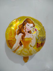 Disney Princess Beauty & The Beast Belle Round Foil Balloon, Pack of 2