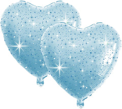 Disney Princess Cinderella Set, Pack of 5 Foil Balloons - 2 Round, 1 Mini Cutout and 2 Heart