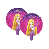 Disney Princess Tangled Rapunzel Round Foil Balloon, Pack of 2