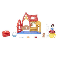 Disney Princess Cottage Kitchen and Snow White Doll, Royal Clips Fashion, One-Clip Skirt