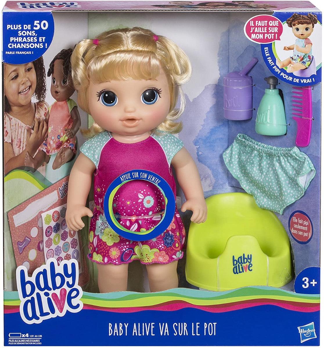 Baby Alive Potty Dance Baby Doll with Blonde Hair