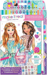 Make It Real Fashion Design Sketchbook: Blooming Creativity Multicolor
