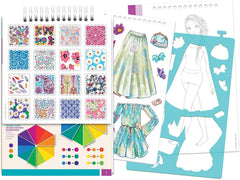 Make It Real Fashion Design Sketchbook: Blooming Creativity Multicolor