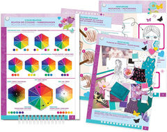 Make It Real Fashion Design Sketchbook: Blooming Creativity Multicolor