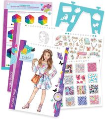 Make It Real Fashion Design Sketchbook: Blooming Creativity Multicolor