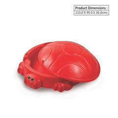 Ok Play Sand Pit Junior, Bath Tub, Swimming Pool Tub,Plastic, Red, 2 To 4 Years