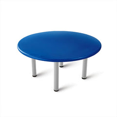 Ok Play Round Table For Kids, Round And Smooth Edges For The Safety, Perfect For Home And School, Blue, 2 to 4 Years