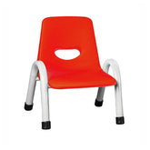 Ok Play Cute Chair Small, Study Chair, Perfect For Home, Creches And School, Red & Ivory White, 2 to 4 Years